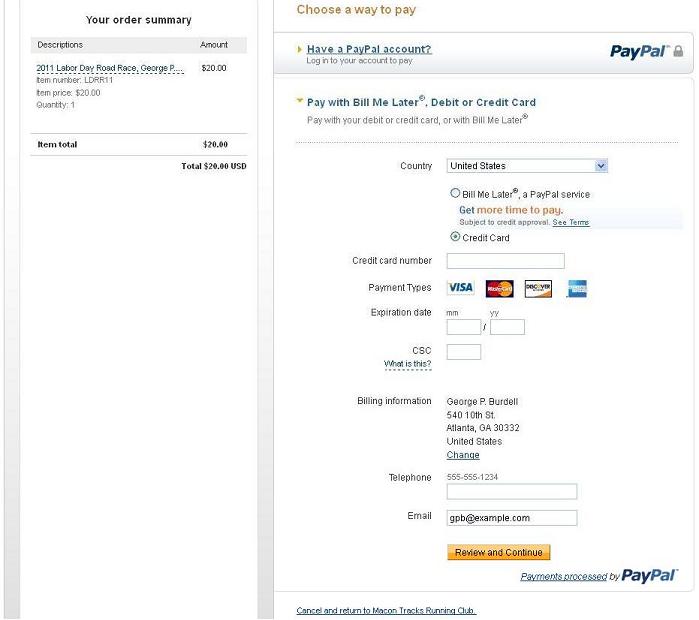 Racer Pal Paypal Payment Help